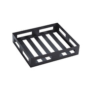 American Metalcraft Black Twilight Stainless Steel Crate, 2 1/4" High - 10 1/2"