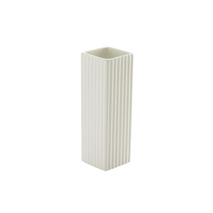 American Metalcraft Ceramic Bud Vase, White, 12/Case - 5 1/4"