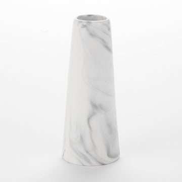 American Metalcraft Ceramic Vase, 4" High, 12/Case - Gray White