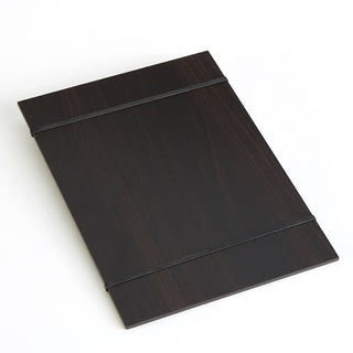 American Metalcraft Wood Menu Holder, 9" x 12 1/2", 24/Case - Brown