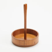 American Metalcraft Loft Acacia Wood Condiment Caddy, 10" High, Brown - 7 1/4"