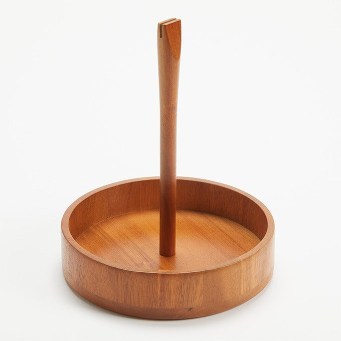 American Metalcraft Loft Acacia Wood Condiment Caddy, 10" High, Brown - 8 3/8"