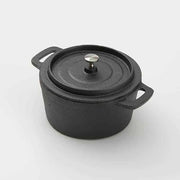 American Metalcraft Iron Pot, Mini, Black - 26.5 oz.
