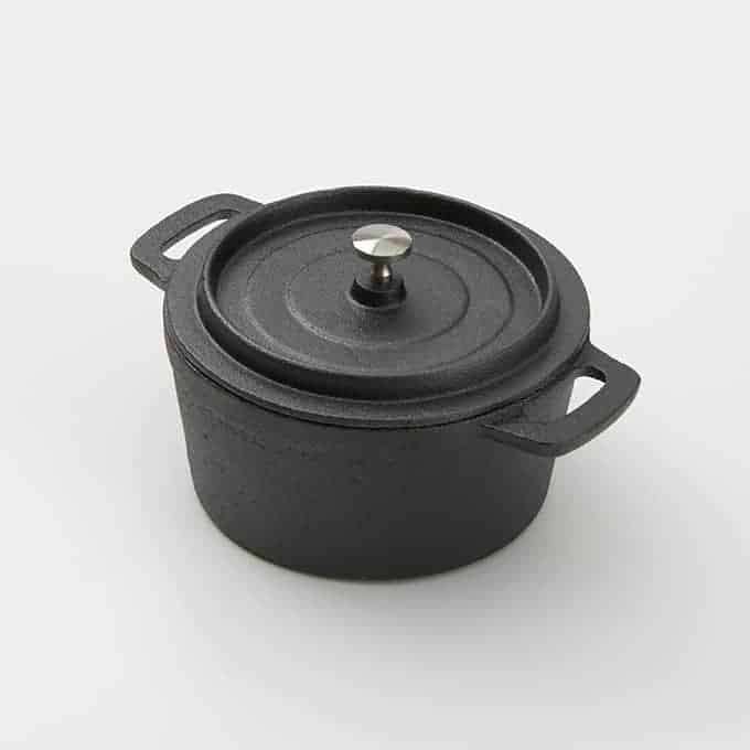 American Metalcraft Iron Pot, Mini, Black - 26.5 oz.