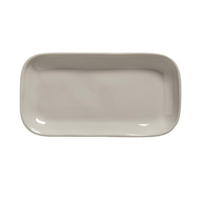 American Metalcraft Crave Melamine Platter, 7 3/8" x 14 1/2" - Gray