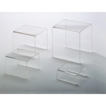 American Metalcraft Acrylic Riser, 5 - 8" x 5 - 8" - Clear