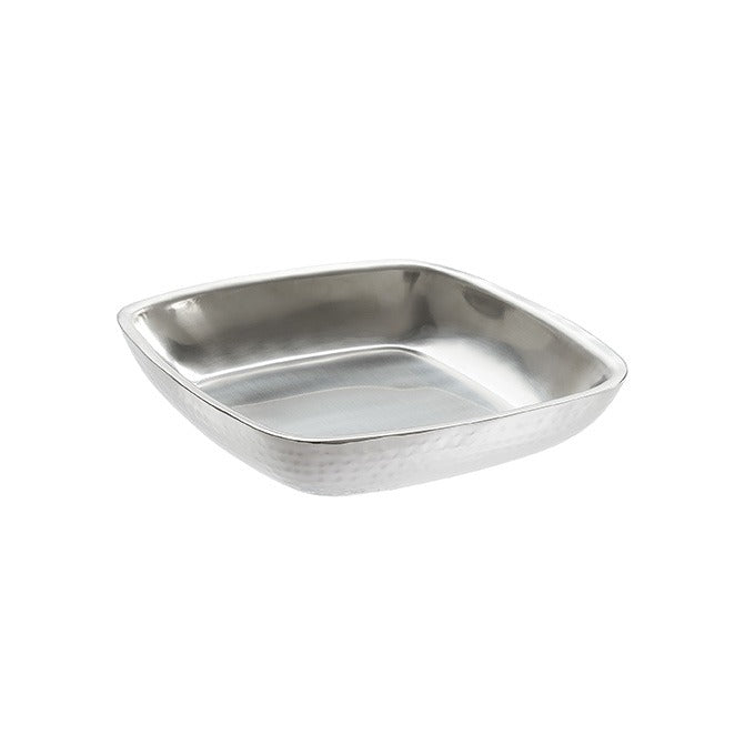 American Metalcraft Stainless Steel Tray, 2 1/4" High, Silver, 2/Case - 49 oz.