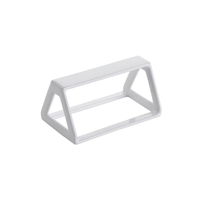 American Metalcraft Rubberized Display Wedge, 3" x 5" - White