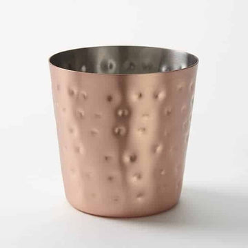 American Metalcraft Fry Cup, 14 oz., Copper - Hammered