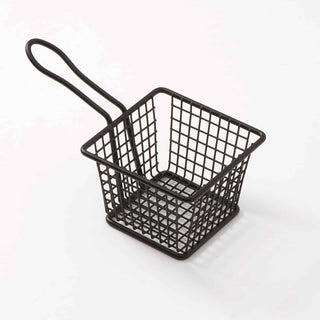 American Metalcraft Fry Basket, Mini, Black - 4"