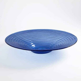American Metalcraft Glass Bowl, Blue - 128 oz. 4 qt.