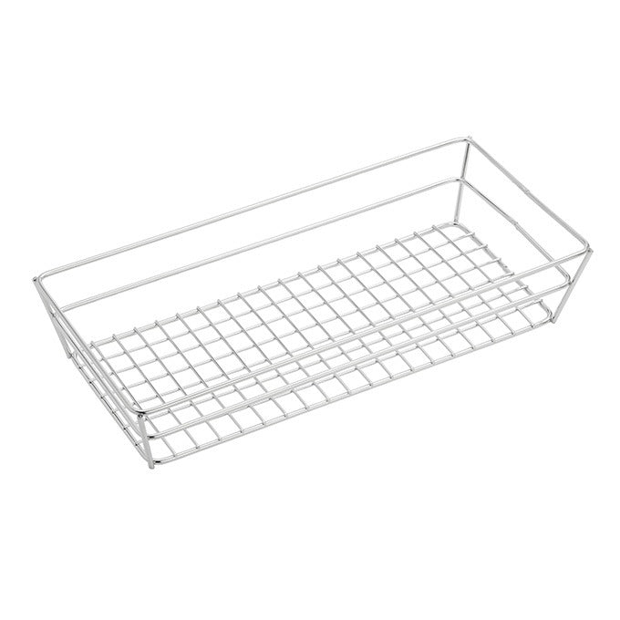 American Metalcraft Basket, 6" x 13" - Chrome Stainless Steel