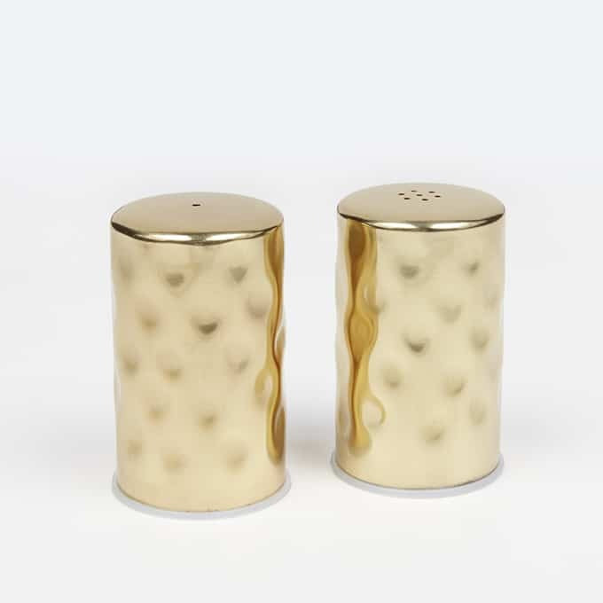 American Metalcraft Pepper Set, 2 oz. - Gold