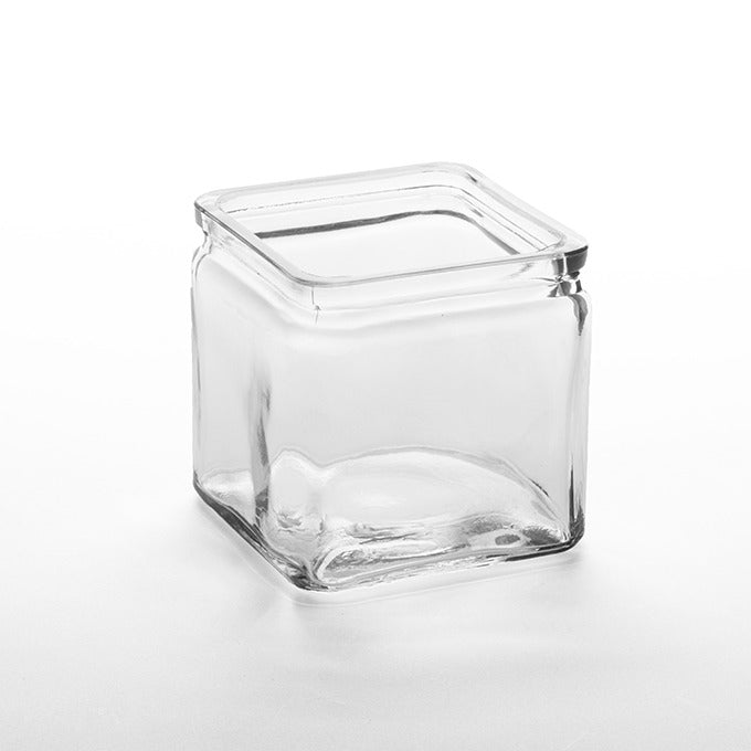 American Metalcraft Glass Condiment Jar, Clear - 24 oz.