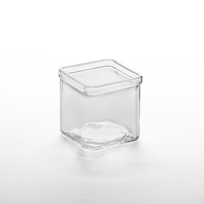 American Metalcraft Glass Condiment Jar, Clear - 8 oz.