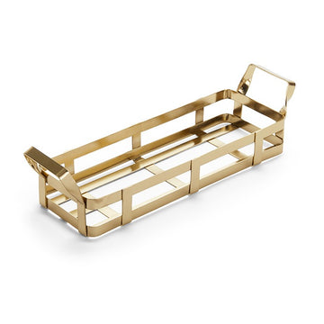 American Metalcraft GSCR12 Eastside Stainless Steel Condiment Rack, 4 3/8" x 12 1/4", Gold - Default Title