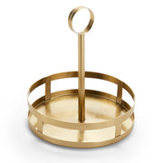 American Metalcraft GSCR8 Eastside Stainless Steel Condiment Rack, 8" Diameter, Gold - Default Title