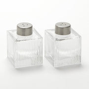 American Metalcraft Glass Pepper Set, 2 oz., Clear, 12/Case - Ribbed
