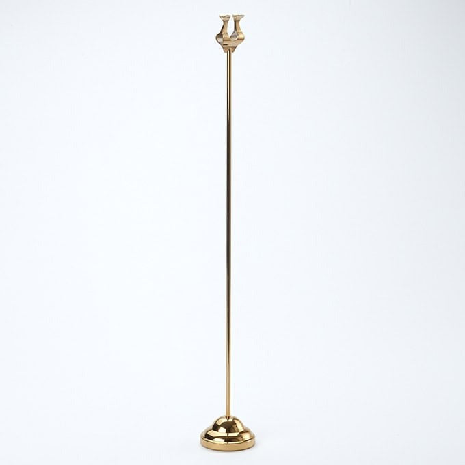 American Metalcraft Card Holder, 18" High - Gold