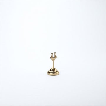 American Metalcraft Number Stand, 2 1/4" Diameter, Gold - 4"
