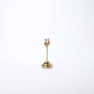 American Metalcraft HPG6 Number Stand, 2 1/4" Diameter, Gold, 12/Case - Default Title