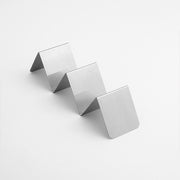 American Metalcraft Stainless Steel Taco Holder, Half Size, Silver - 8"