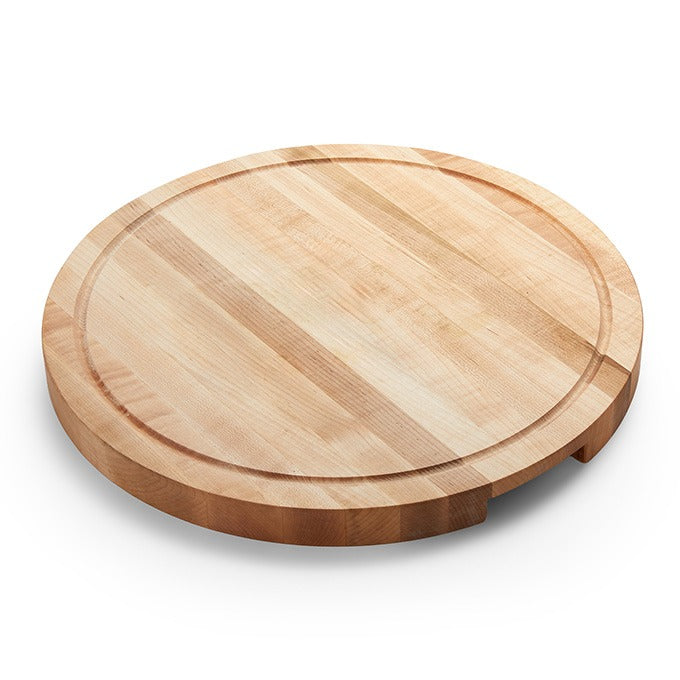 American Metalcraft LCB20 Lyselle Maple Wood Cutting Board, 20" Diameter, Beige - Default Title
