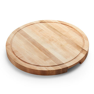 American Metalcraft LCB20 Lyselle Maple Wood Cutting Board, 20" Diameter, Beige - Default Title