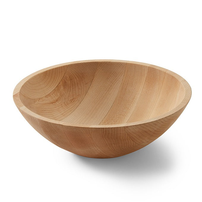 American Metalcraft Lyselle Maple Wood Serving Bowl, Beige - 134 oz.