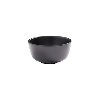 American Metalcraft Mix & Matte Melamine Bouillon Cup, 10 oz. - Black / Matte