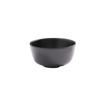 American Metalcraft Mix & Matte Melamine Bouillon Cup, 10 oz. - Black / Matte