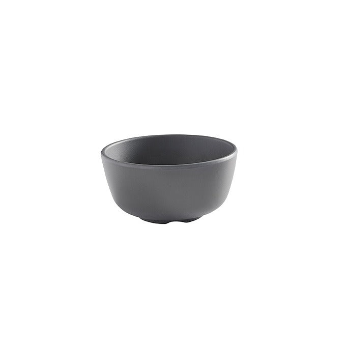 American Metalcraft Mix & Matte Melamine Bouillon Cup, 10 oz. - Gray / Matte