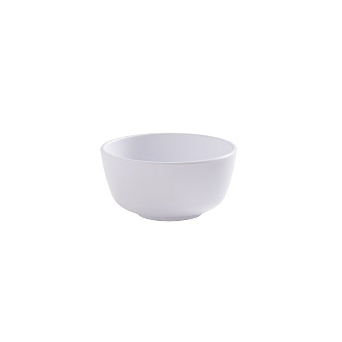 American Metalcraft Mix & Matte Melamine Bouillon Cup, 10 oz. - White / Matte