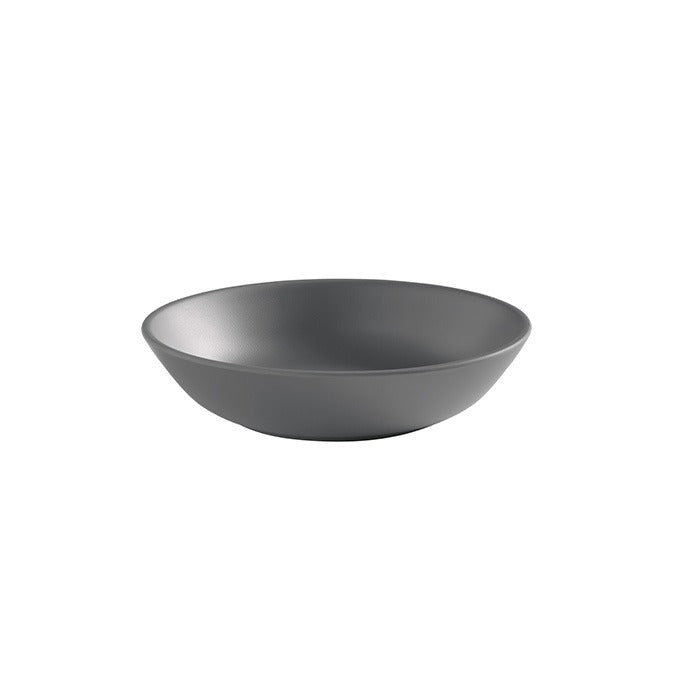 American Metalcraft Mix & Matte Melamine Bowl, 12 oz. - Gray / Matte