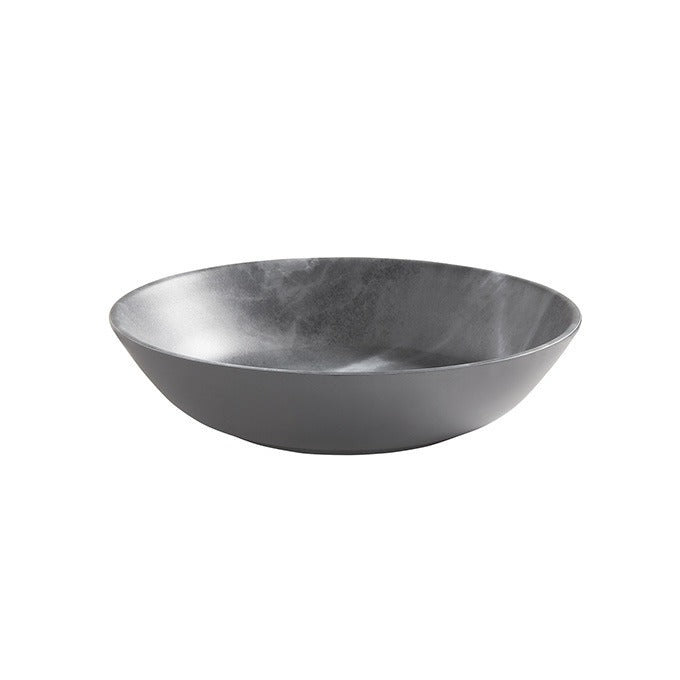 American Metalcraft Mix & Matte Melamine Bowl, 16 oz. - Gray / Faux Marble