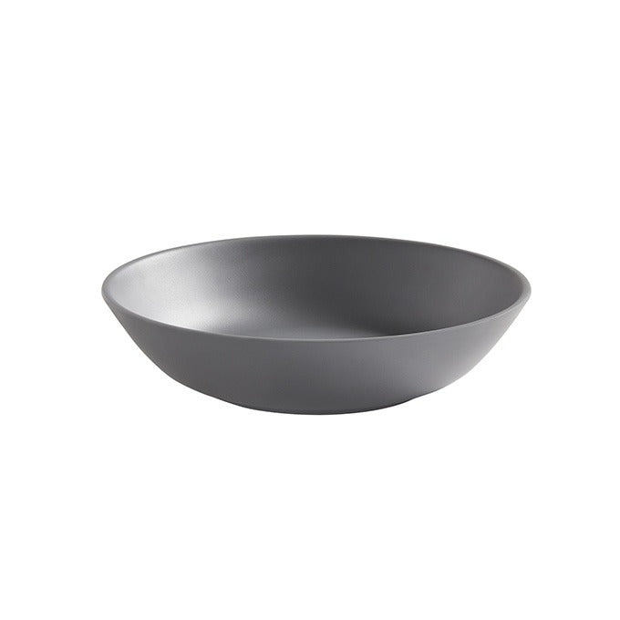 American Metalcraft Mix & Matte Melamine Bowl, 16 oz. - Gray / Matte