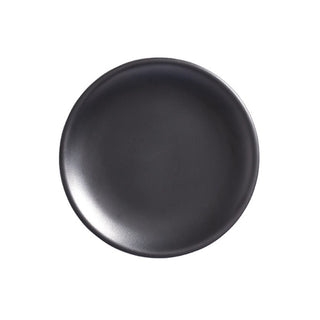 American Metalcraft Mix & Matte Black Melamine Plate, 6" Diameter - Black / Matte