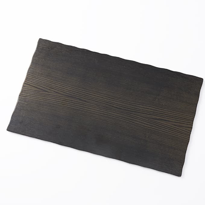 American Metalcraft Faux Wood Melamine Serving Board, 12 1/2" x 20 7/8", 3/Case - Brown