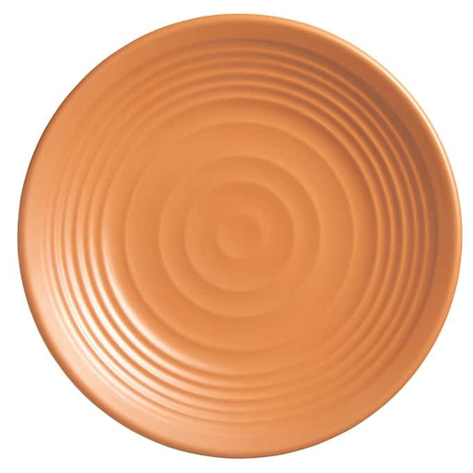 American Metalcraft Marra Melamine Plate, Orange - 11 1/8"
