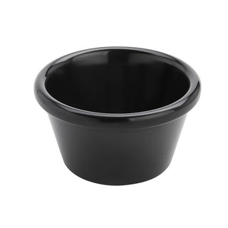 American Metalcraft Melamine Ramekin, Black, 12/Case - 3 oz.