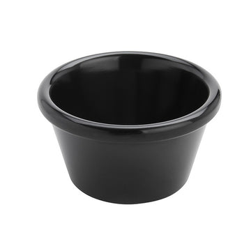 American Metalcraft Melamine Ramekin, Black, 12/Case - 3 oz.