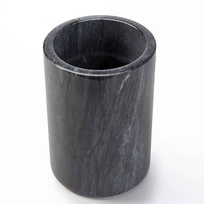 American Metalcraft Marble Wine Cooler, 5" Diameter - Black