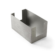 American Metalcraft Etch & Set Stainless Steel Napkin Holder, Silver - 9"