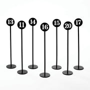 American Metalcraft Table Stand, 1 5/8" Diameter, Black - 41 to 50