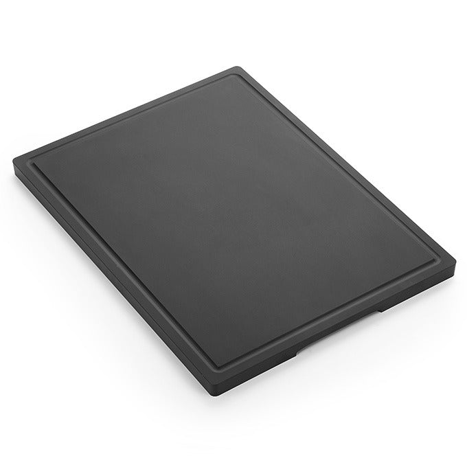 American Metalcraft Lyselle Wood Cutting Board, Black - Rectangle