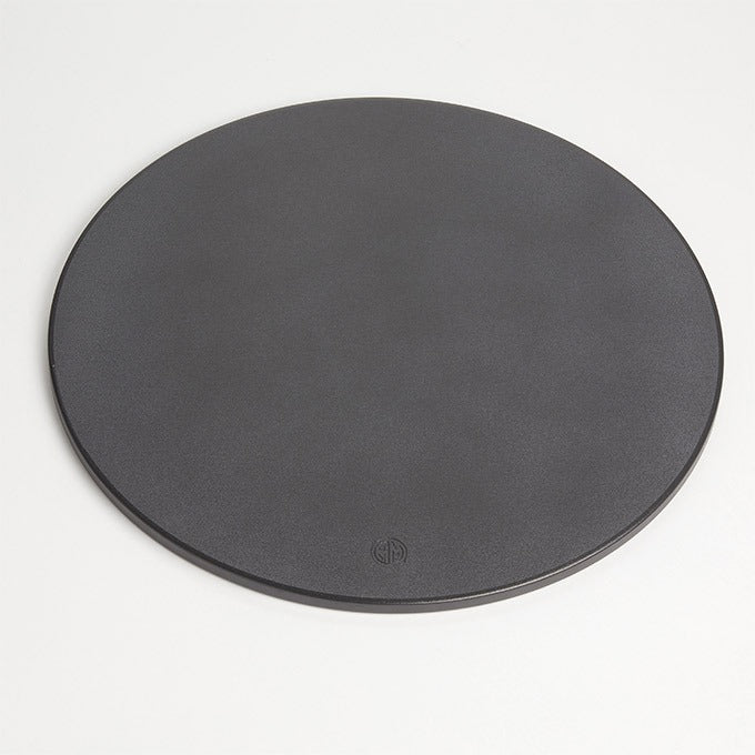 American Metalcraft Nera Nano Cordierite Pizza Stone, 3/8" High, Black - Round