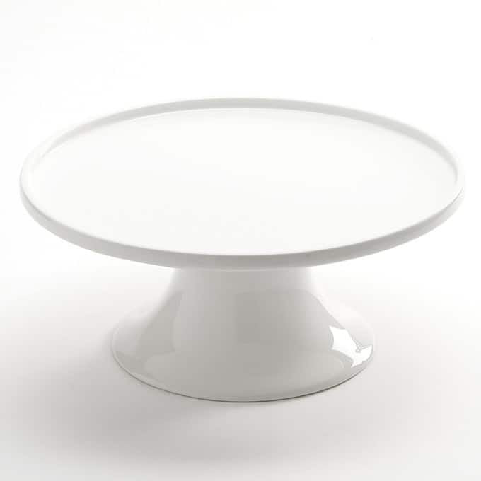 American Metalcraft Prestige Porcelain Serving Stand, White - 12"