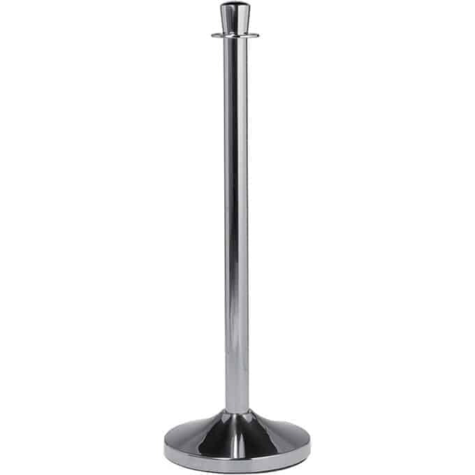 American Metalcraft Stanchion Post, 40" High - Silver