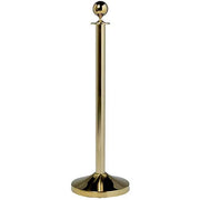 American Metalcraft Crowd Control Stanchion, 40" High - Gold