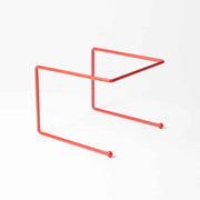 American Metalcraft Rubber-Coated Steel Pizza Stand, 7" High, Red - 12"